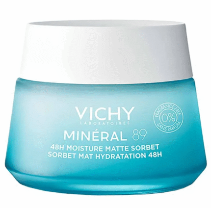 Gel Matte Hidratação Vichy Minéral 89 Sorbet 48h 50ml
